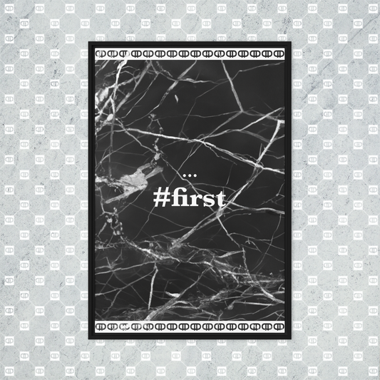 ...first | framed canvas | limited edition
